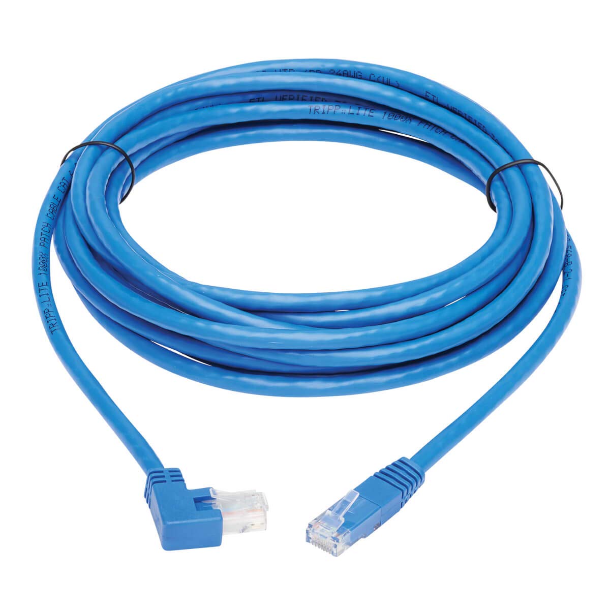 Tripp Lite Right Angle Cat6 Ethernet Cable, Gigabit Molded